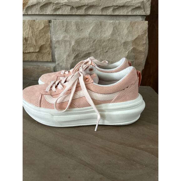 NEW! Vans Old Skool Overt CC Plus 'Pink/White' in women’s 6.5. NWOB - Picture 3 of 8